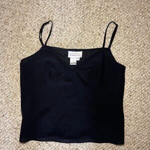 Vintage see through black tank
